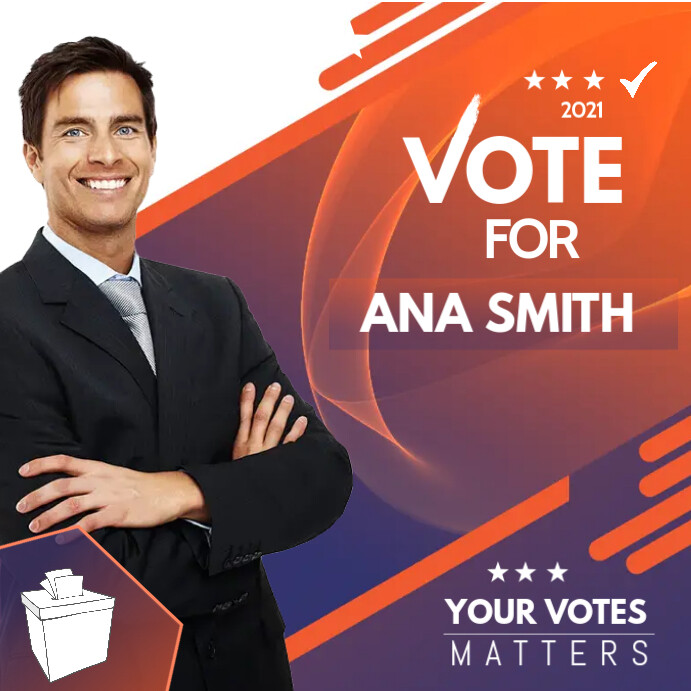 Vote For Me Poster Templates