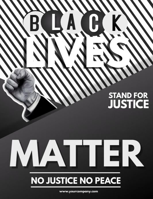 campaign ,Social issues,Black lives Template PosterMyWall