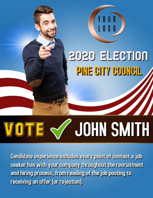 Campaign candidate Template | PosterMyWall