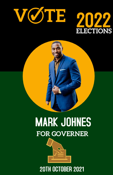 Campaign flyer Poniekoerant template