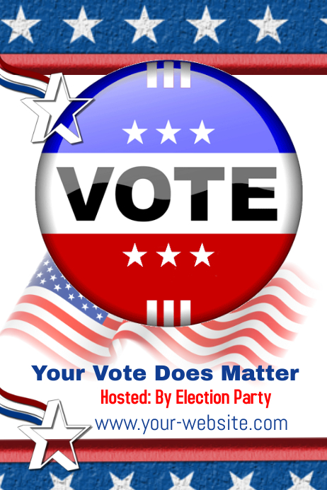 free printable campaign poster templates