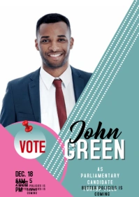 campaign poster 330 A3 template