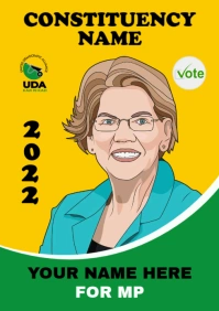 Campaign Poster A2 template