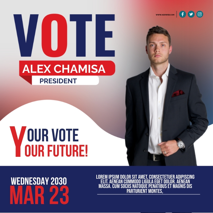 campaign poster Template | PosterMyWall