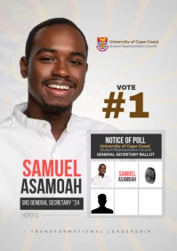 Campaign Poster A4 template