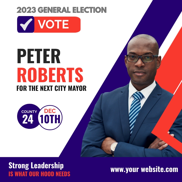 CAMPAIGN POSTER Template PosterMyWall