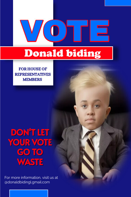 Campaign poster template | PosterMyWall