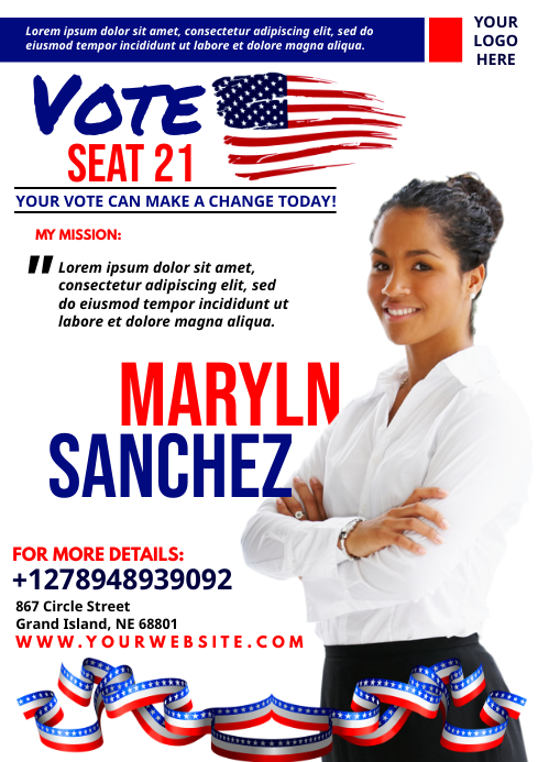 Campaign Poster Templates for US Election | PosterMyWall
