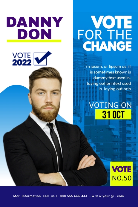 Campaign Ad Design campaign posters ad design flyer Template | PosterMyWall