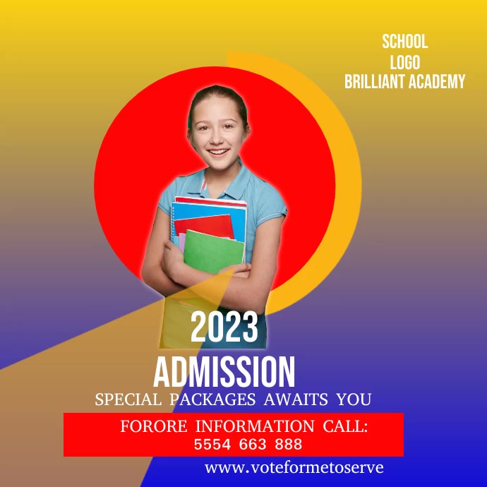 campaign school poster 14 template