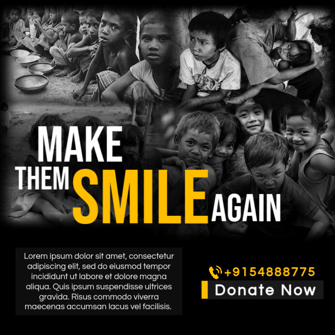 Copy of campain posters, fundraiser, social issue | PosterMyWall