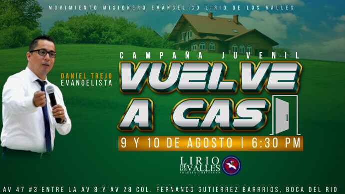 Campaña evangelista Digital Display (16:9) template