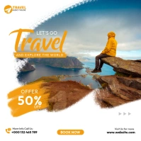 Camping Adventure Instagram-bericht template