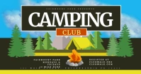 camping Facebook Gedeelde Prent template