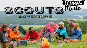 Grey Camping Trip Adventure YouTube-miniature Template