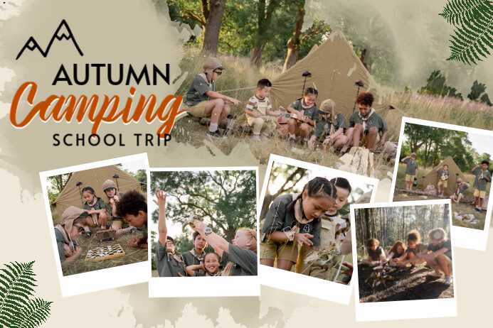 Copy of Camping Trip Student Collage Poster | PosterMyWall