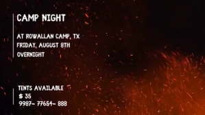 CAMPING VIDEO FLYER TEMPLATE Digital Display (16:9)