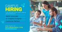 Campus Hiring Facebook Image Obraz udostępniany na Facebooku template
