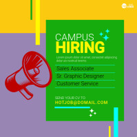 Campus Hiring Template Message Instagram