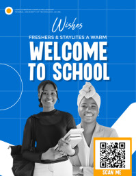 Campus Welcome Back Flyer - Youth Fellowship Style template