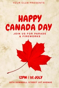 Canada day, 1st july, event Grafica Tumblr template