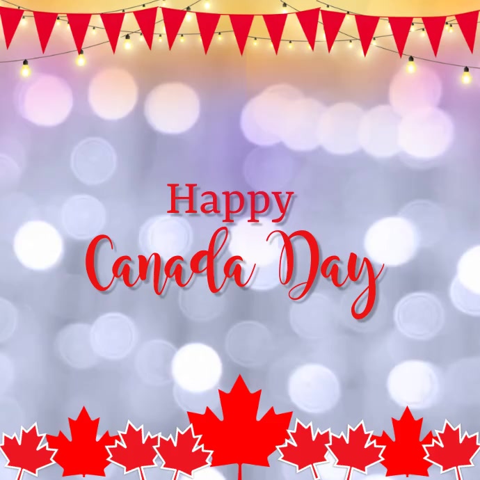 Canada day, Happy Canada day Template PosterMyWall