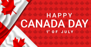 Canada Day Banner auf Facebook geteiltes Bild template