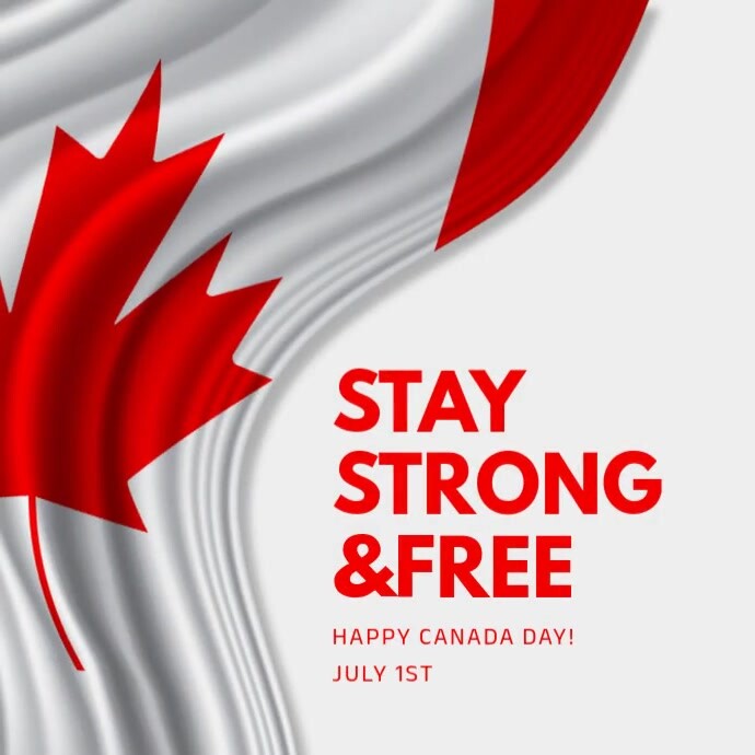 canada day Publicação no Instagram template