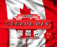 Canada Day 中矩形广告 template