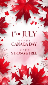 canada day Instagram Story template