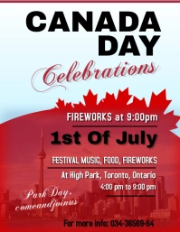 Canada Day Flyer Template