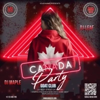 CANADA DAY PARTY EVENT DESIGN TEMPLATE Quadrato (1:1)