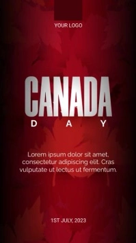 Canada Day story template