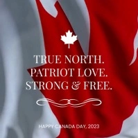 canada day template Quadrado (1:1)