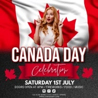 Canada Day Template Cuadrado (1:1)