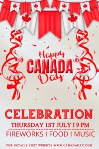 Canada Day Template Poster