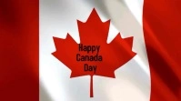 Canada Day Video Digital Display (16:9) template