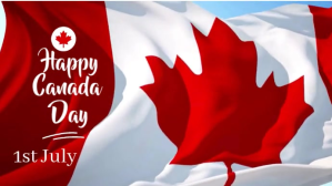 Canada Day Video Digitalt display (16:9) template