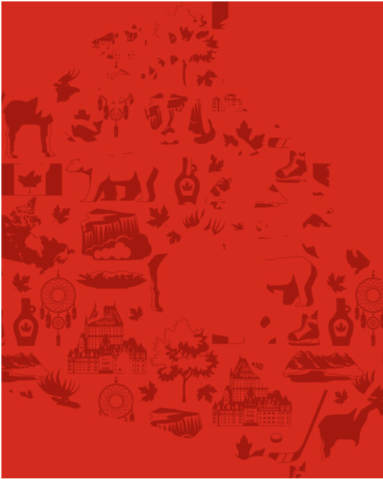 Canada independence day Instagram Portrait template