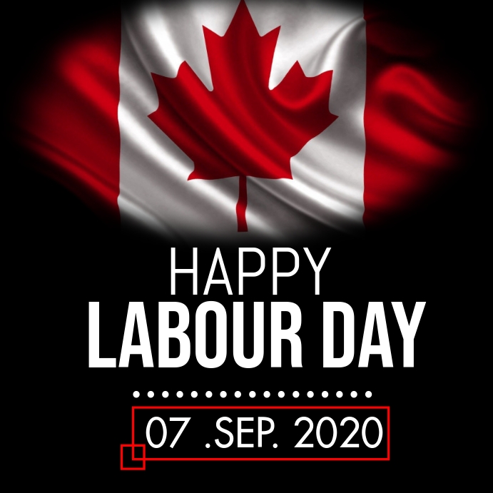 Canada labour day template