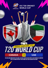 Canada vs UAE A5 template