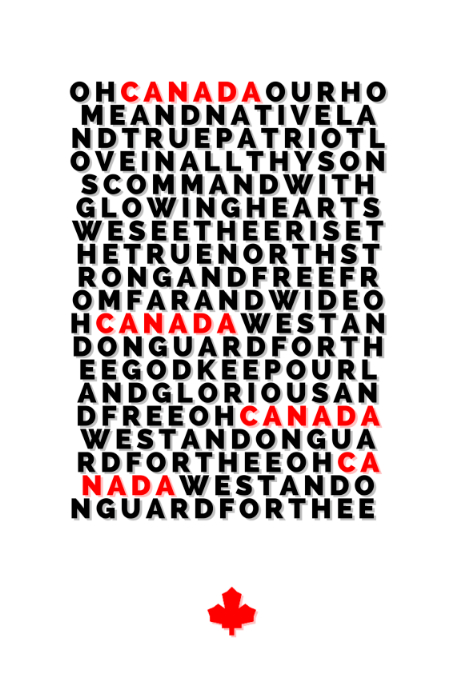 Modello Inno Nazionale Canadese Di Postermywall