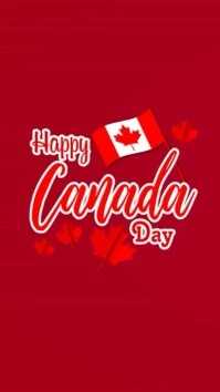 Canadian Template งานแสดงผลงานแบบดิจิทัล (9:16)