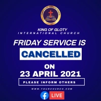 Cancelled Post Instagram template