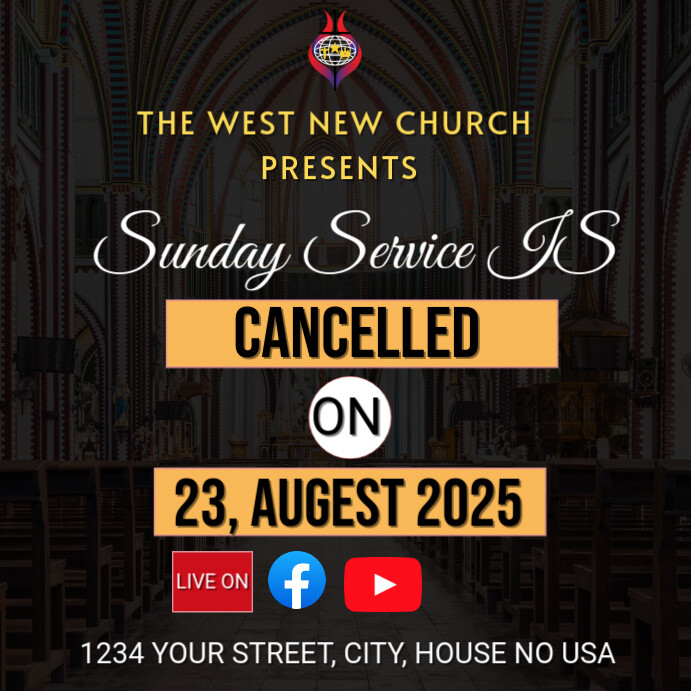 Cancelled Template | PosterMyWall