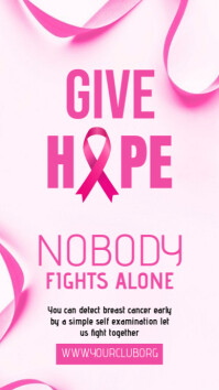 cancer awareness Instagram Story template