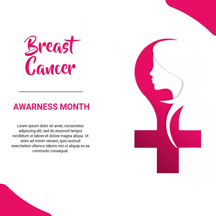Cancer awareness flyer Template PosterMyWall
