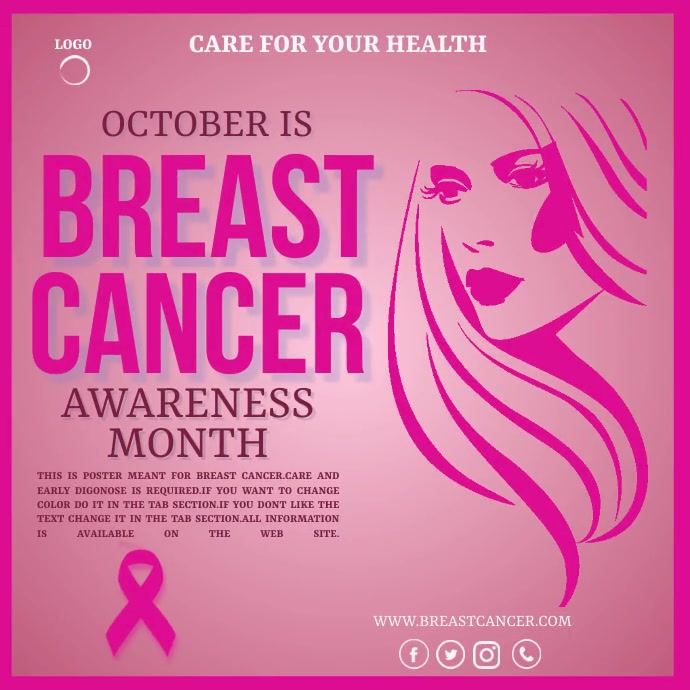 Cancer Awareness Month Template | PosterMyWall