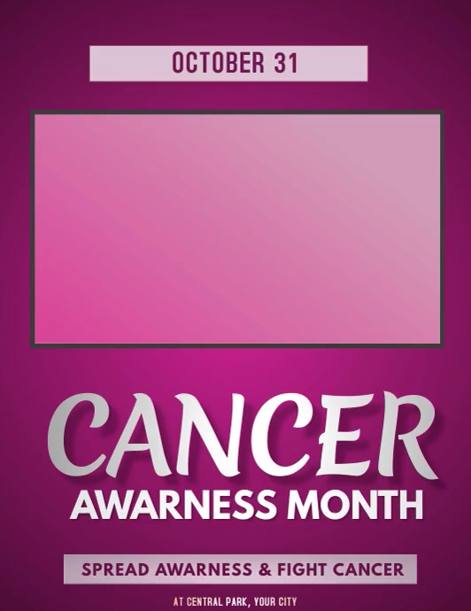 Fall Cancer Poster This Design Template is not available | PosterMyWall