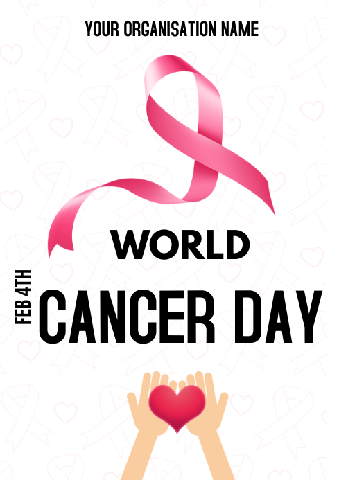 cancer day 2021 A3 template